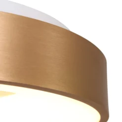 LED-Deckenleuchte Ringlede, 2.700 K, Ø 38 cm, gold, Metall