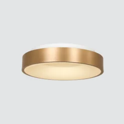 LED-Deckenleuchte Ringlede, 2.700 K, Ø 38 cm, gold, Metall