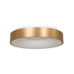 LED-Deckenleuchte Ringlede, 2.700 K, Ø 38 cm, gold, Metall