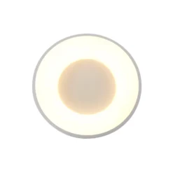 LED-Deckenleuchte Ringlede, 2.700 K, Ø 38 cm, weiß, Metall