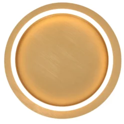 LED-Deckenleuchte Ringlux, goldfarben, Ø 32 cm, Metall