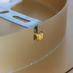 LED-Deckenleuchte Ringlux, goldfarben, Ø 32 cm, Metall
