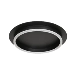LED-Deckenleuchte Ringlux, schwarz, Ø 32 cm, Metall