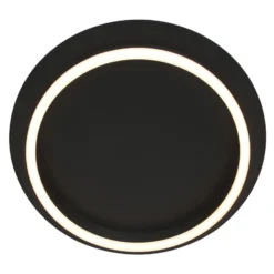 LED-Deckenleuchte Ringlux, schwarz, Ø 32 cm, Metall