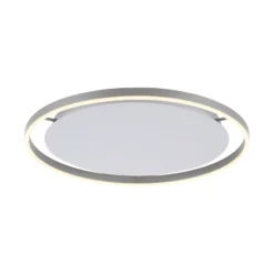 LED-Deckenleuchte Ritus, Ø 58,5cm, aluminium