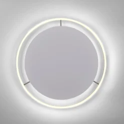 LED-Deckenleuchte Ritus, Ø 58,5cm, aluminium