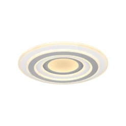 LED-Deckenleuchte Sabatino, Ø 48 cm, weiß/grau, CCT