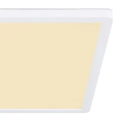 LED-Deckenleuchte Sapana, eckig, dimmbar, weiß