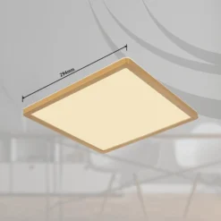 LED-Deckenleuchte Sapana, Länge 29,5 cm messing