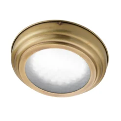 LED-Deckenleuchte Scirocco 30cm, messing satiniert