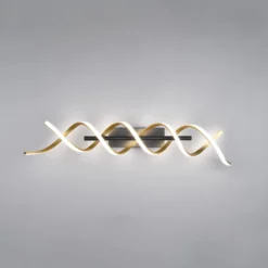 LED-Deckenleuchte Sequence, dimmbar, CCT, messing