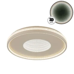 LED-Deckenleuchte Shirley, sandfarben, Ø 51 cm, CCT, dimmbar