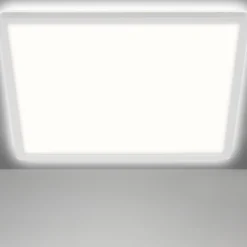 LED-Deckenleuchte Slim, eckig 42 x 42 cm