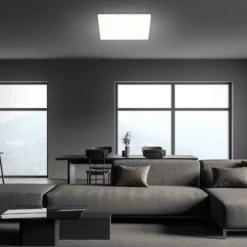 LED-Deckenleuchte Slim, eckig 42 x 42 cm