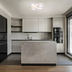 LED-Deckenleuchte Smilla, weiß, Metall, 50x50 cm, CCT Remote