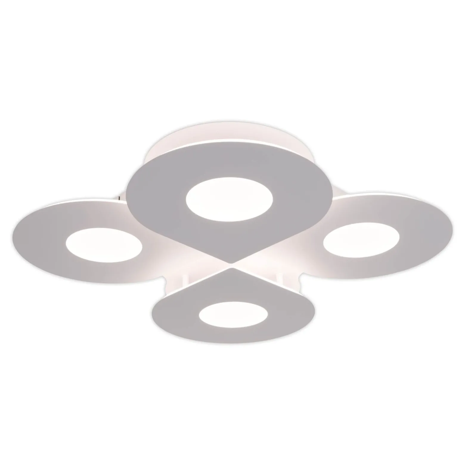 LED-Deckenleuchte Smilla, weiß, Metall, 50x50 cm, CCT Remote