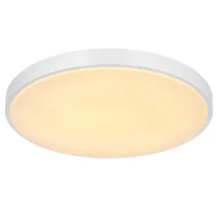LED-Deckenleuchte Sonny, silber, CCT, Ø 50,5 cm