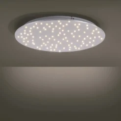 LED-Deckenleuchte Sparkle CCT dim stahl Ø 48cm