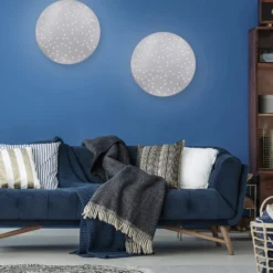 LED-Deckenleuchte Sparkle CCT dim stahl Ø 48cm