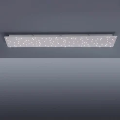 LED-Deckenleuchte Sparkle CCT dim stahl 100x45cm