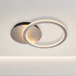 LED-Deckenleuchte Specs, cremefarben Länge 45 cm Eisen/Acryl