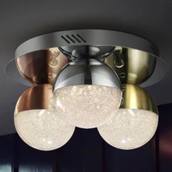 LED-Deckenleuchte Sphere, multicolour, dreiflammig