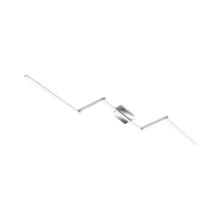 LED-Deckenleuchte Staff, silber, 3.000 K