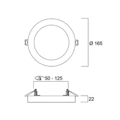 LED-Deckenleuchte START 5in1, weiß, Ø 17 cm, CCT, dimmbar