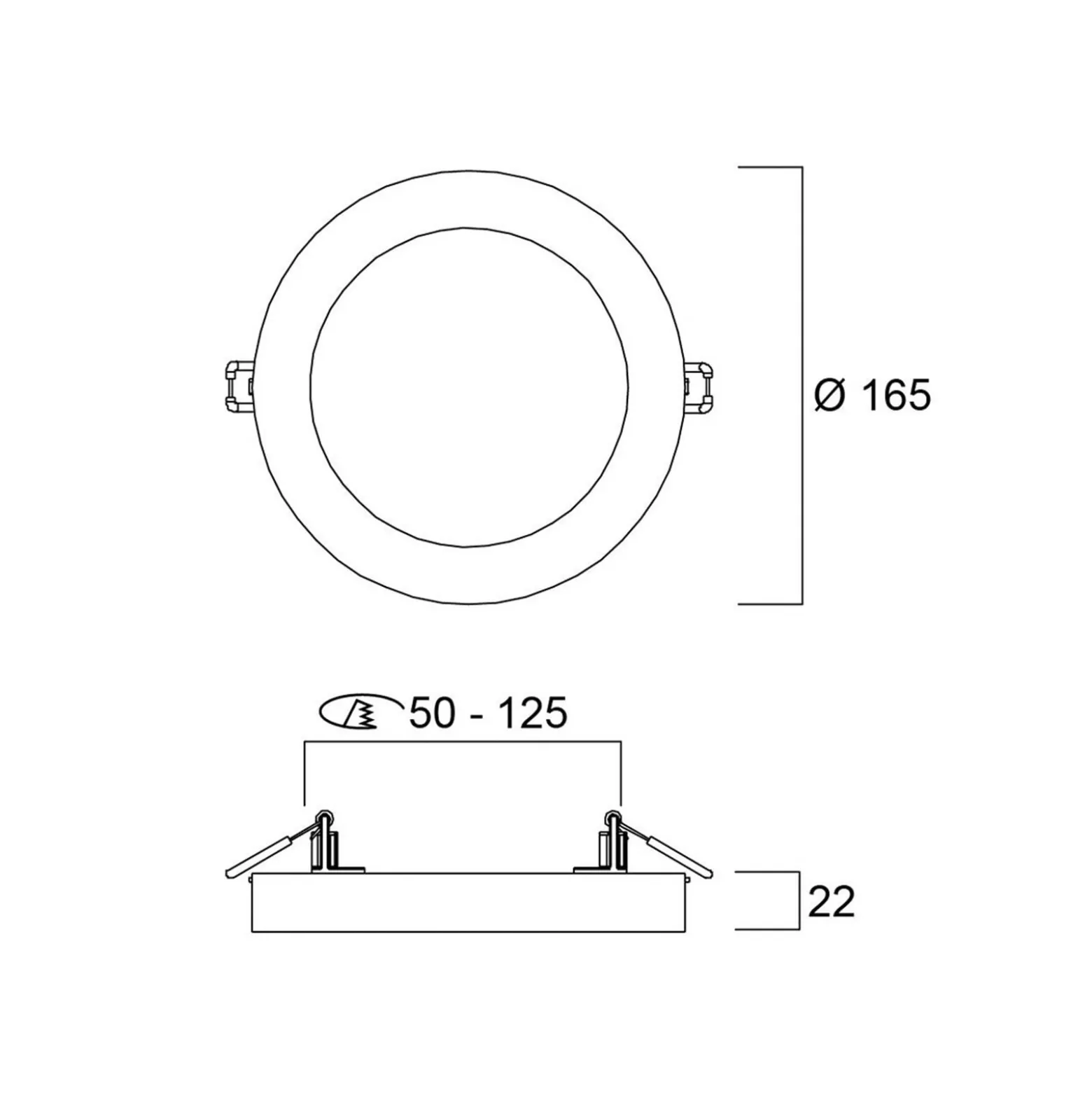 LED-Deckenleuchte START 5in1, weiß, Ø 17 cm, CCT, dimmbar