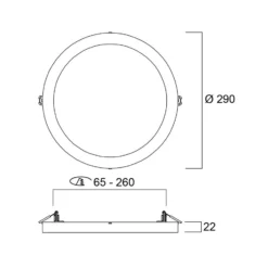 LED-Deckenleuchte START 5in1, weiß, Ø 29 cm, CCT, dimmbar
