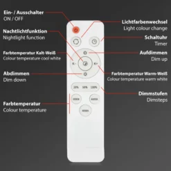 LED-Deckenleuchte Style, Fernbedienung
