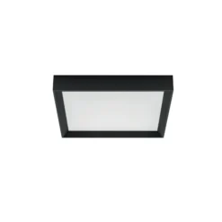 LED-Deckenleuchte Tara Q, 40 x 40 cm, schwarz, 3.000 K, Alu