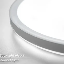 LED-Deckenleuchte Tava A, CCT, Ø 29 cm, weiß, Fernbedienung