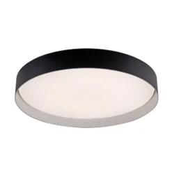 LED-Deckenleuchte TAVOLI, schwarz, Ø 49 cm, Metall, CCT, dim