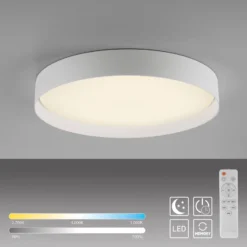LED-Deckenleuchte TAVOLI, weiß, Ø 49 cm, Metall, CCT, dim