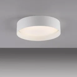 LED-Deckenleuchte TAVOLI, weiß, Ø 29 cm, Metall, CCT, dim