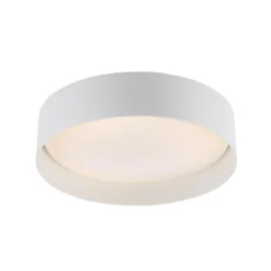 LED-Deckenleuchte TAVOLI, weiß, Ø 29 cm, Metall, CCT, dim