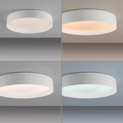 LED-Deckenleuchte TAVOLI, weiß, Ø 39 cm, Metall, CCT, dim