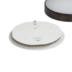 LED-Deckenleuchte Timur, anthrazit, Stahl, Ø 34 cm