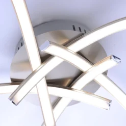 LED-Deckenleuchte Valerie 5-flammig Ø47cm stahl