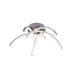 LED-Deckenleuchte Valerie 5-flammig Ø47cm stahl