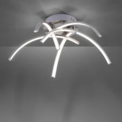 LED-Deckenleuchte Valerie 5-flammig Ø47cm stahl