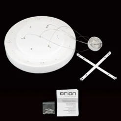 LED-Deckenleuchte VARIO, Ø 60 cm, weiß, Metall, CCT, dimmbar