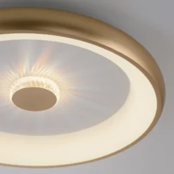 LED-Deckenleuchte Vertigo, CCT, Ø 61,5 cm, messing