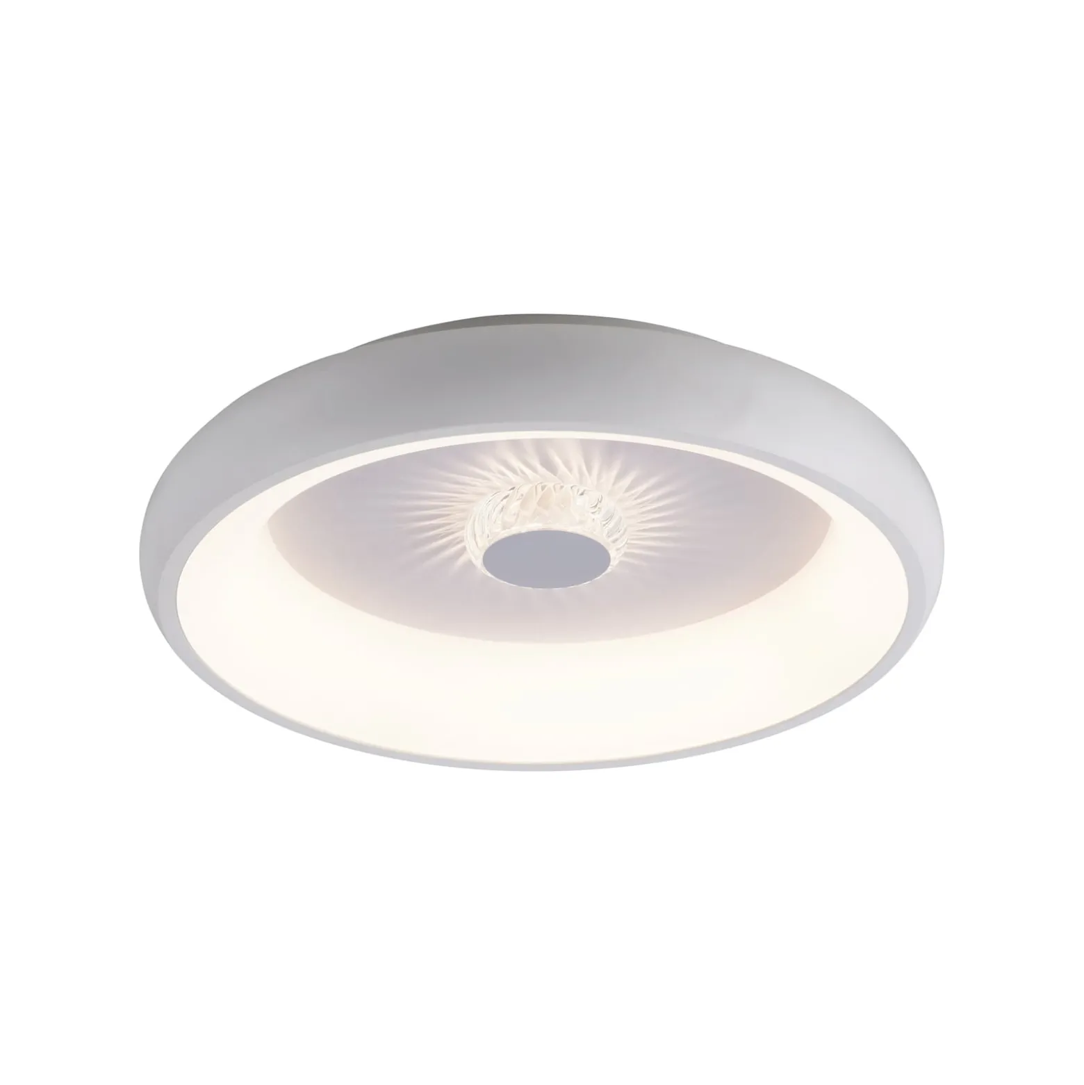 LED-Deckenleuchte Vertigo, CCT, Ø 46,5 cm, weiß