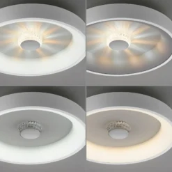 LED-Deckenleuchte Vertigo, CCT, Ø 46,5 cm, weiß