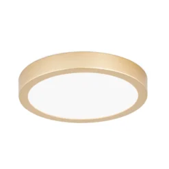 LED-Deckenleuchte Vika, rund, gold matt, Ø 18cm