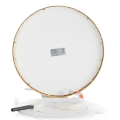 LED-Deckenleuchte Vika, rund, gold matt, Ø 30cm