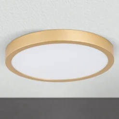 LED-Deckenleuchte Vika, rund, gold matt, Ø 23cm
