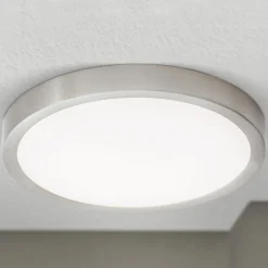 LED-Deckenleuchte Vika, rund, titan matt, Ø 23cm